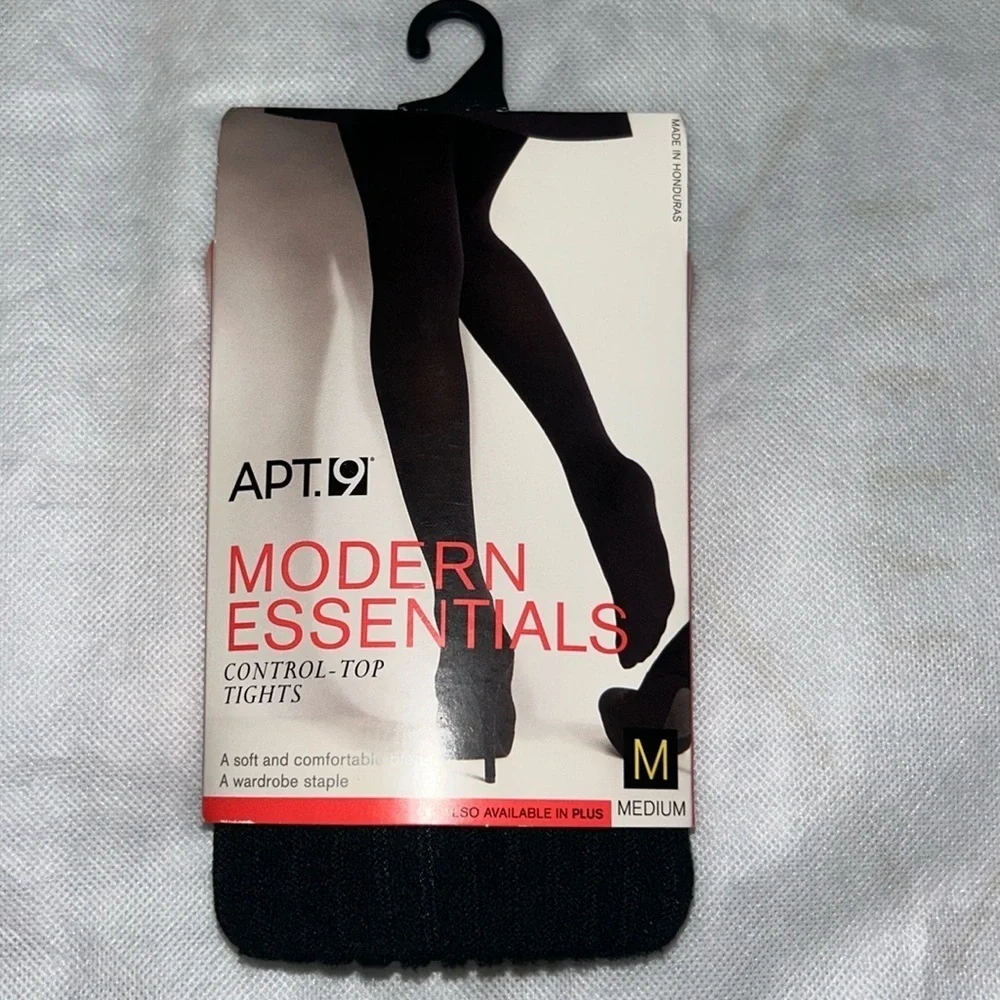 Lot of two black tights: Jessica Simpson and Apt 9